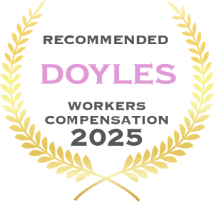 Doyle’s Guide badge: Recommended Workers Compensation Lawyer 2025