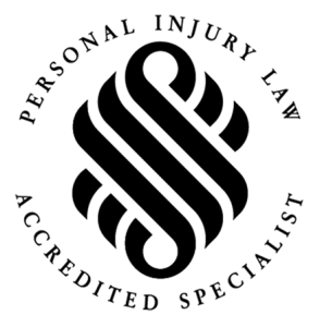 Accredited Specialist badge: Personal Injury Law